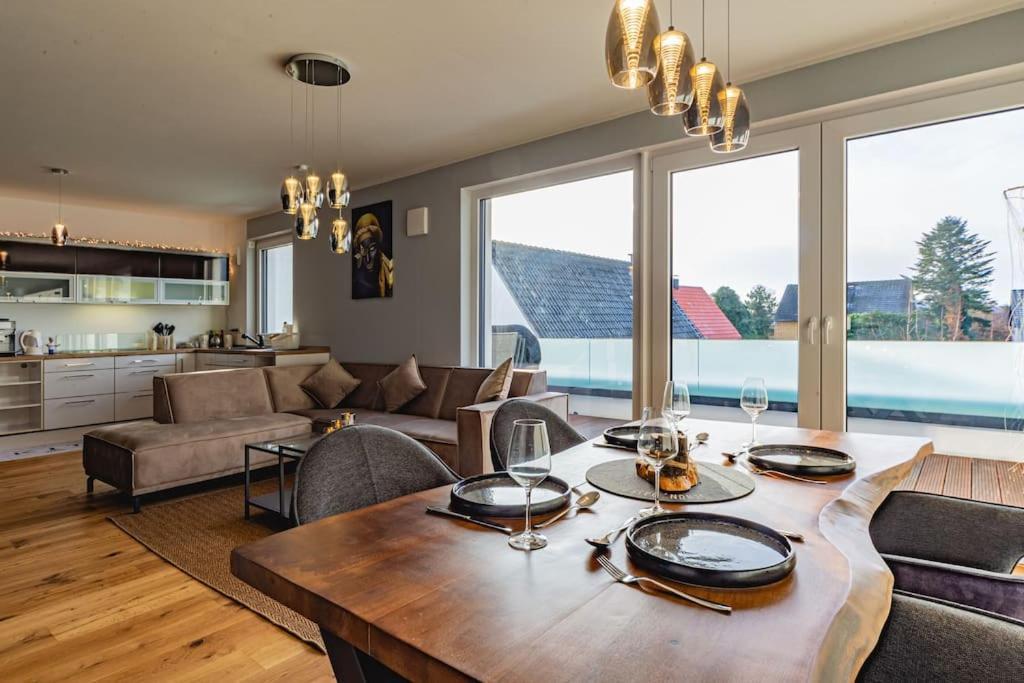 A&V Apartments Wunderschoene Penthouse Wohnung 默尔斯 外观 照片