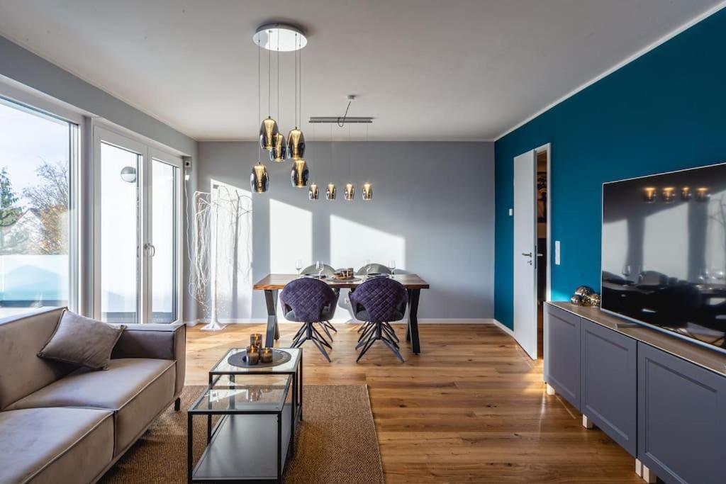A&V Apartments Wunderschoene Penthouse Wohnung 默尔斯 外观 照片